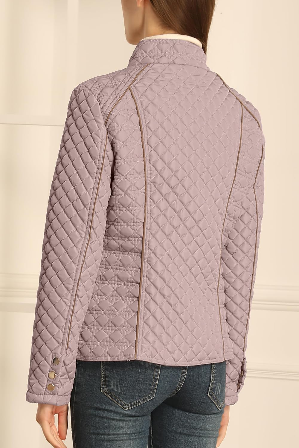 Detalle de Bellivera Stand Collar Puffer Jacket