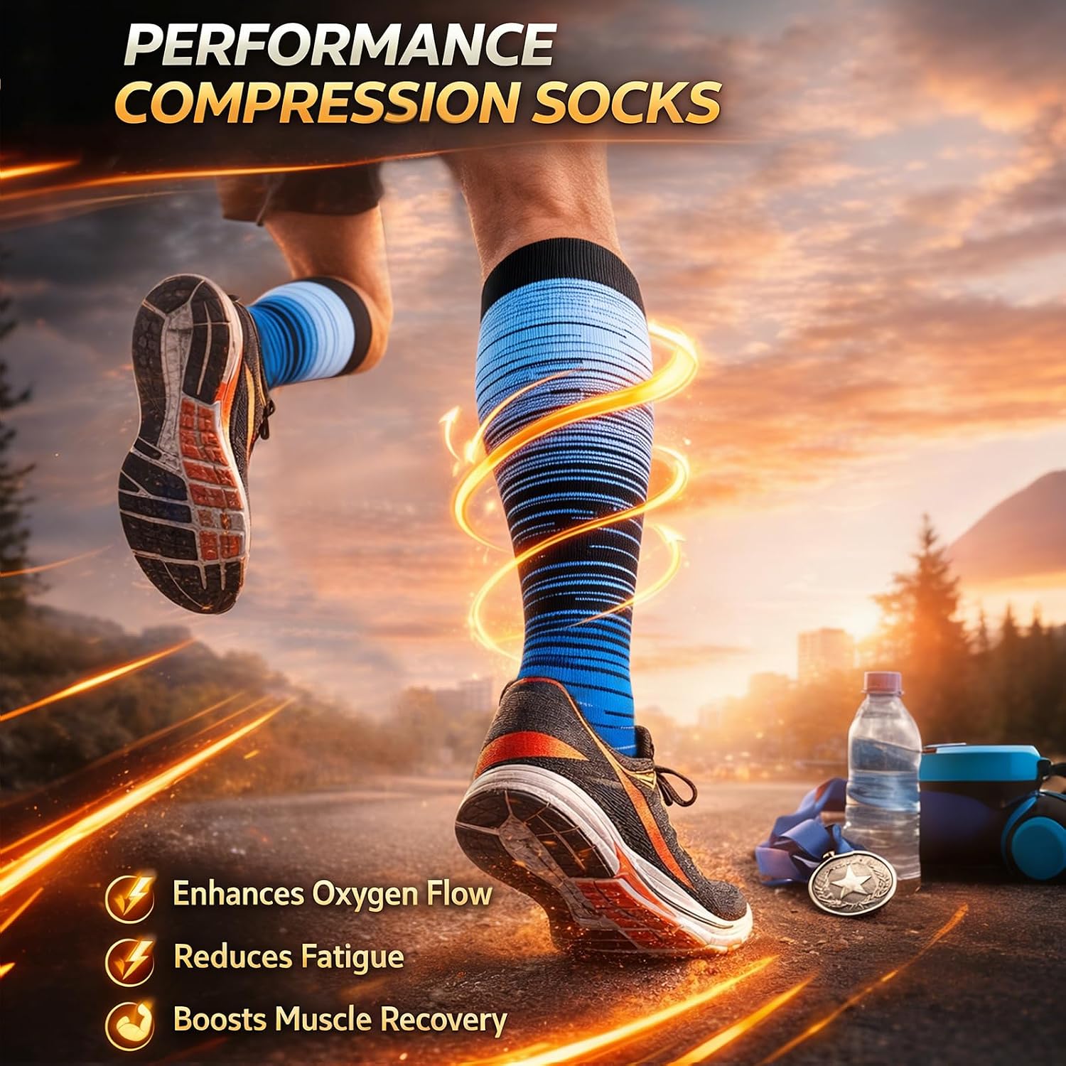 Detalle 2 de Graduated Compression Socks 20-30 mmHg