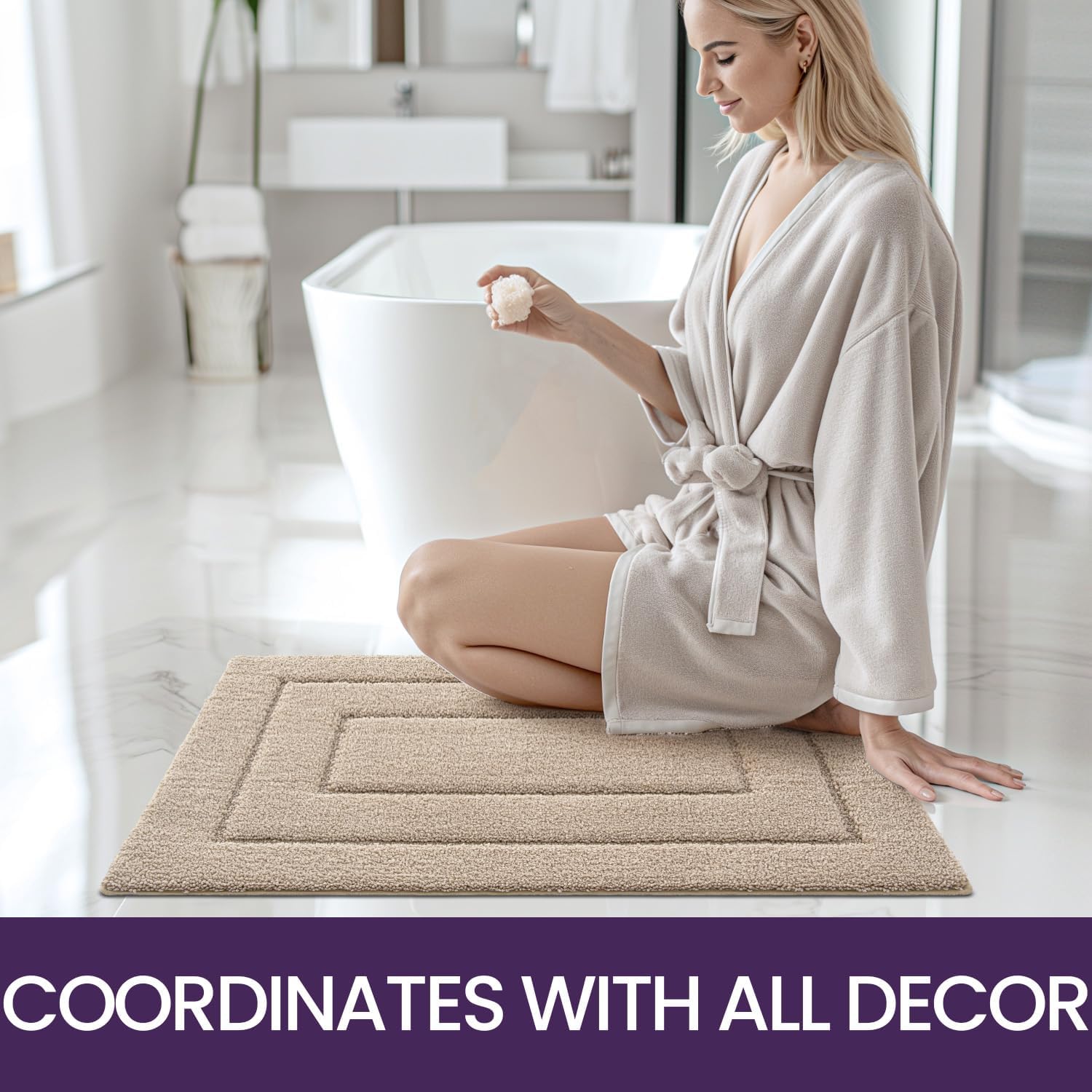 Thumbnail 6 de Dexi Ultra Soft Bath Mat 60 x 110 cm