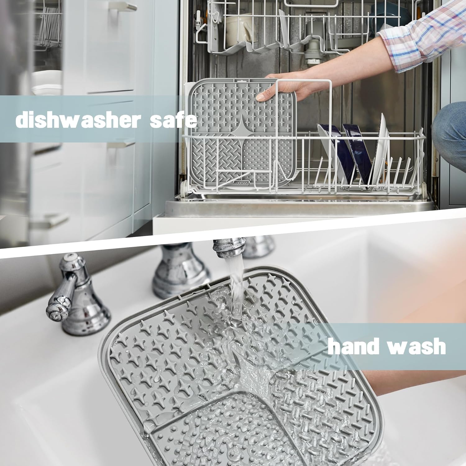 Thumbnail 4 de Coomazy Licky Mats 2-pack for slow feeding