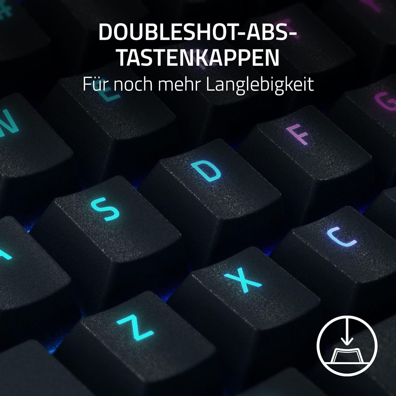 Thumbnail 6 de Razer BlackWidow V4 mechanische Gaming-Tastatur mit Chroma RGB und Green Switches (QWERTZ, DE-Layout) – Schwarz
