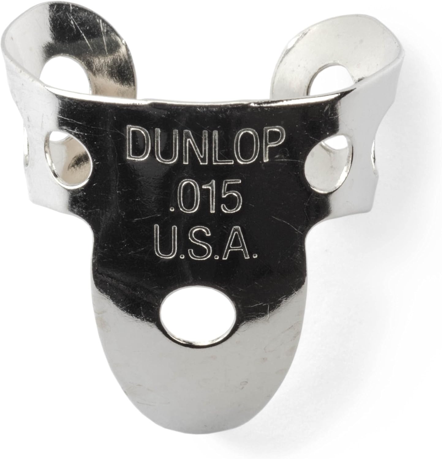 Detalle de Jim Dunlop 33P.013 – niklowo-srebrny zestaw kostek do gry na palce i kciuk