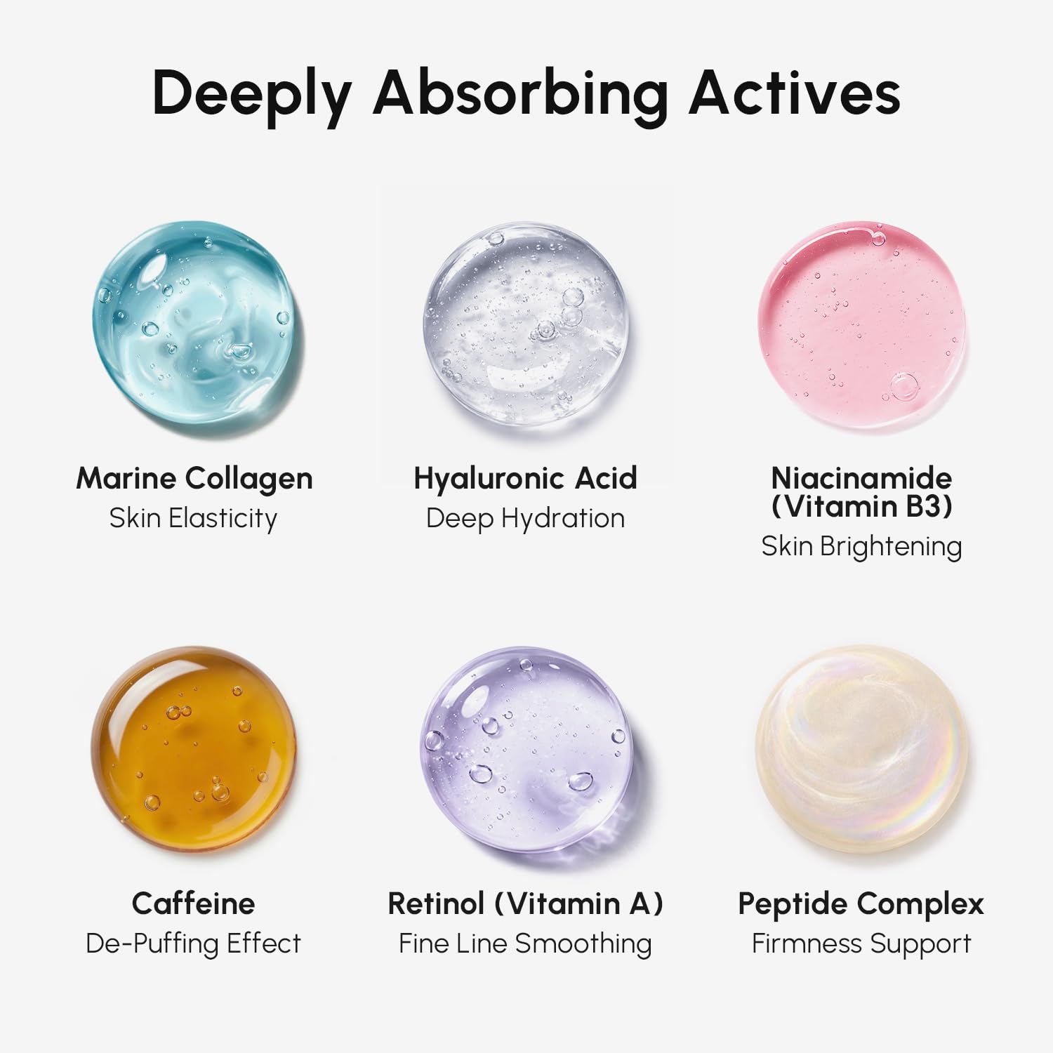Detalle 2 de MAREE Under Eye Patches with Marine Collagen & Hyaluronic Acid (12 Pair)