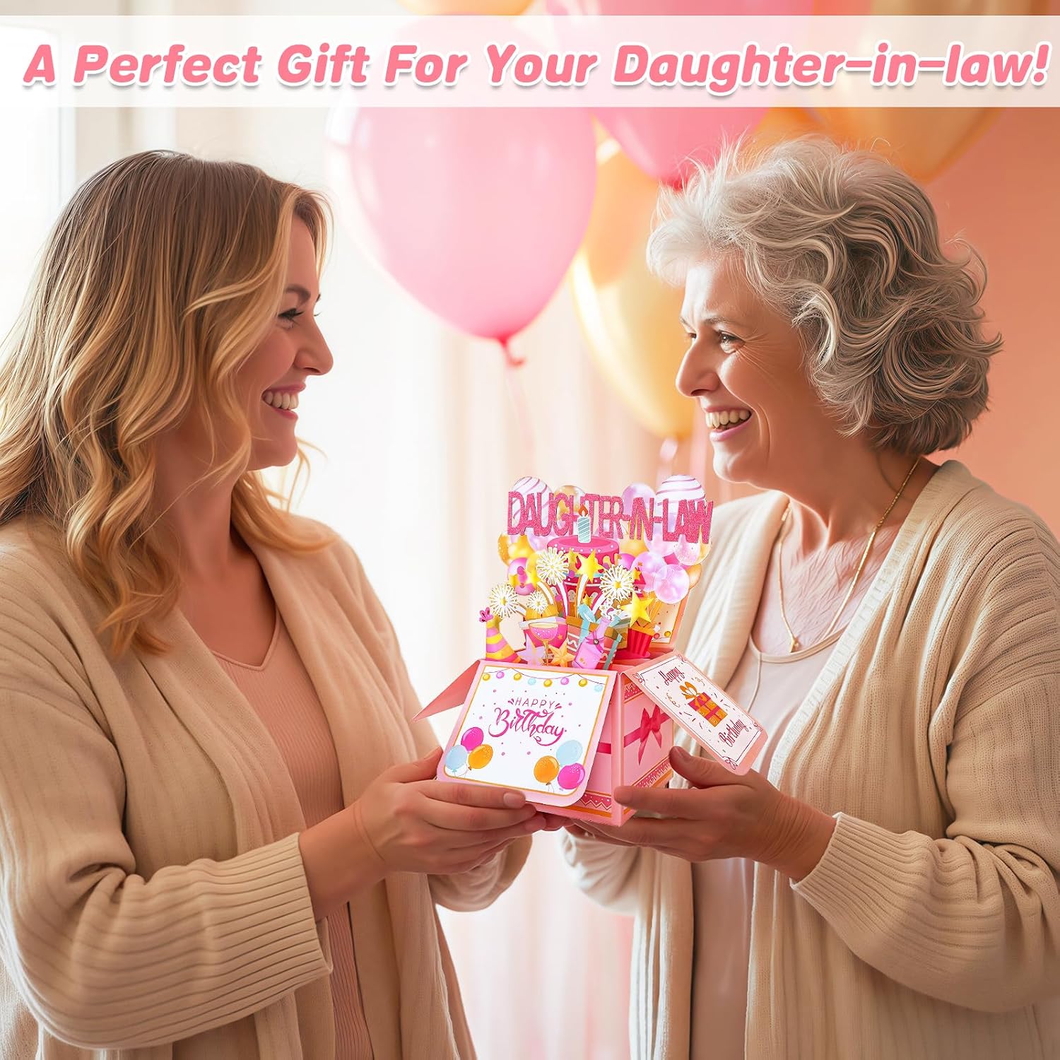 Detalle de Happivue Daughter In Law 3D Pop-Up Birthday Card
