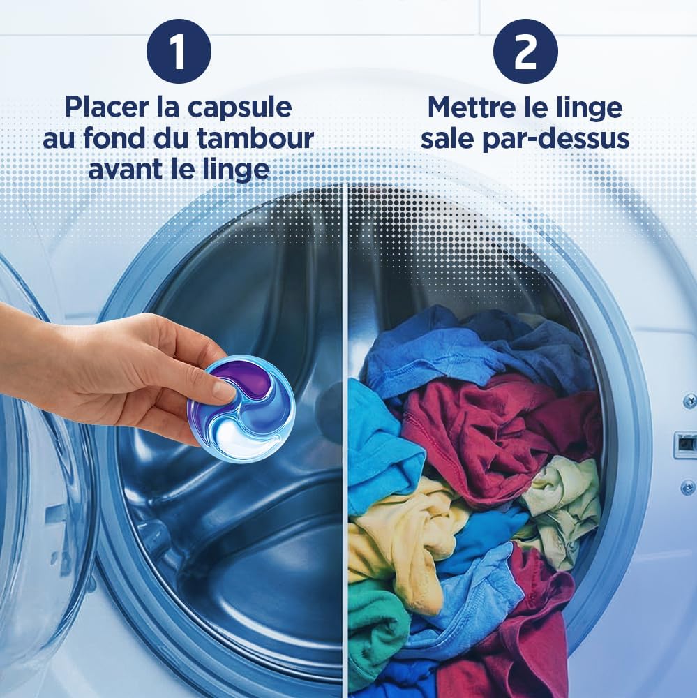 Thumbnail 6 de Skip Capsule Lessive Tout en 1 Active Clean – Élimine les taches dès le premier lavage (38 lavages)