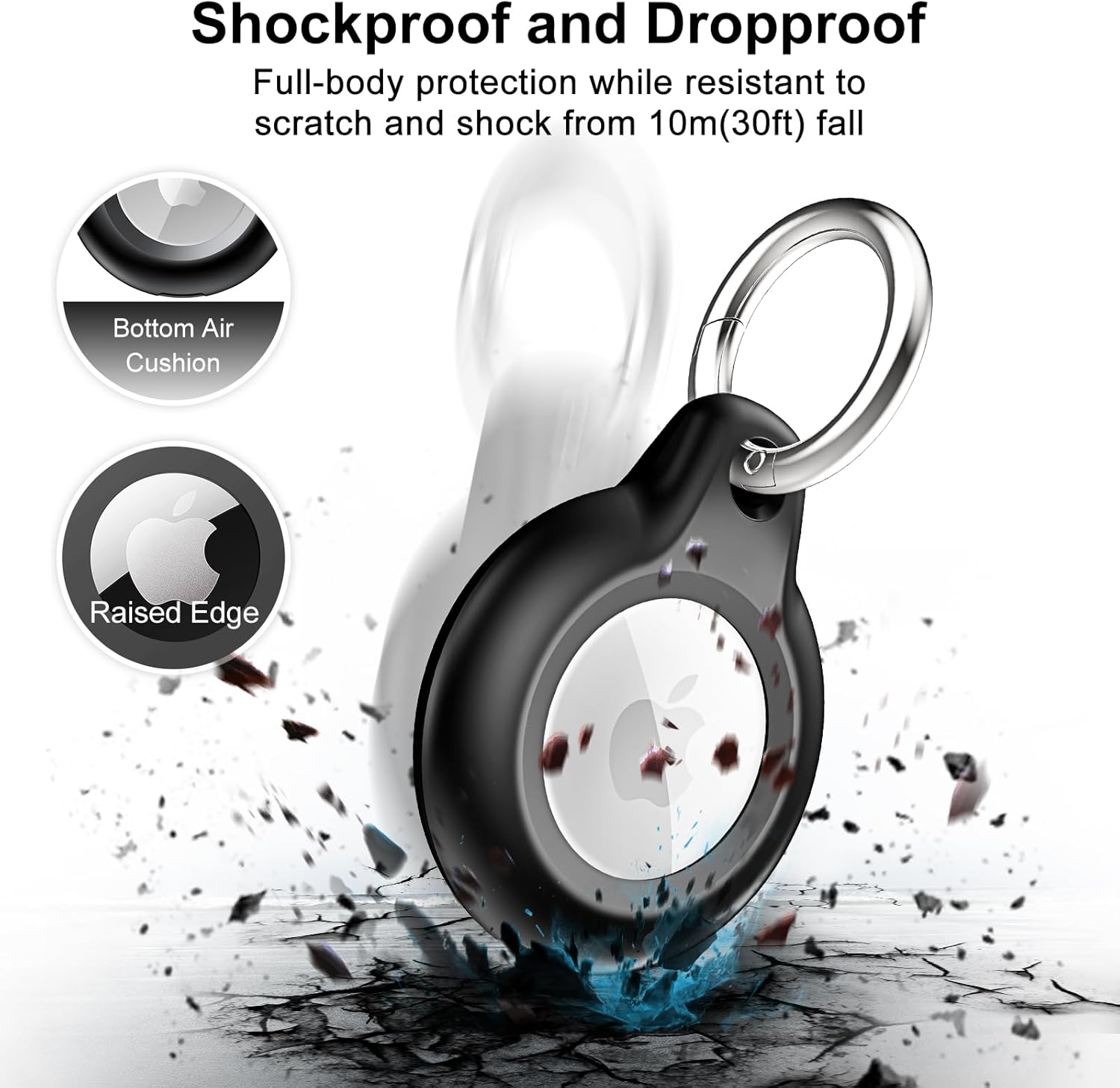 Detalle 2 de Airtag Holder Case 4-Pack IPX8 Waterproof