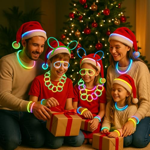 Thumbnail 6 de UooEA Bastoncini Luminosi Fluo 100 Pezzi – Braccialetti e Connettori per feste notturne, carnevale e regali di compleanno