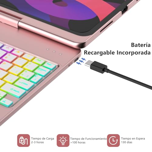 Thumbnail 4 de MMK Funda Teclado iPad 10 Gen 2022 con Touchpad ⌨