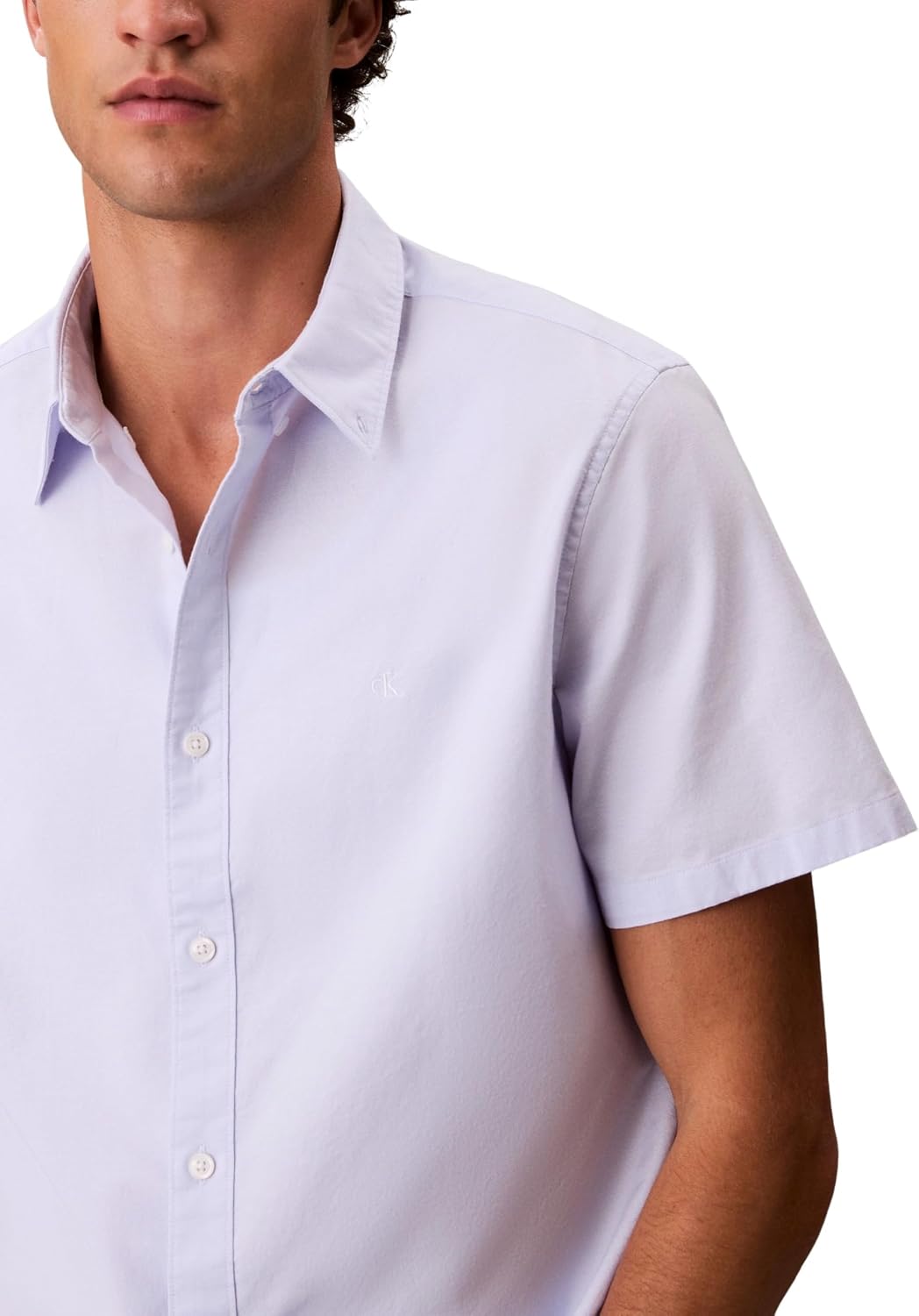 Detalle de Calvin Klein Altre Camicie Uomo – classico senza tempo, comodo e versatile