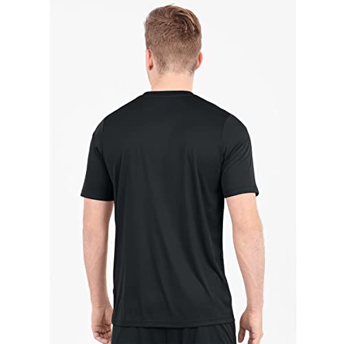 Detalle 2 de JAKO Herren Fußballtrikot Team KA, schwarz, XL – robustes Kurzarm-Trikot für Training und Lauf