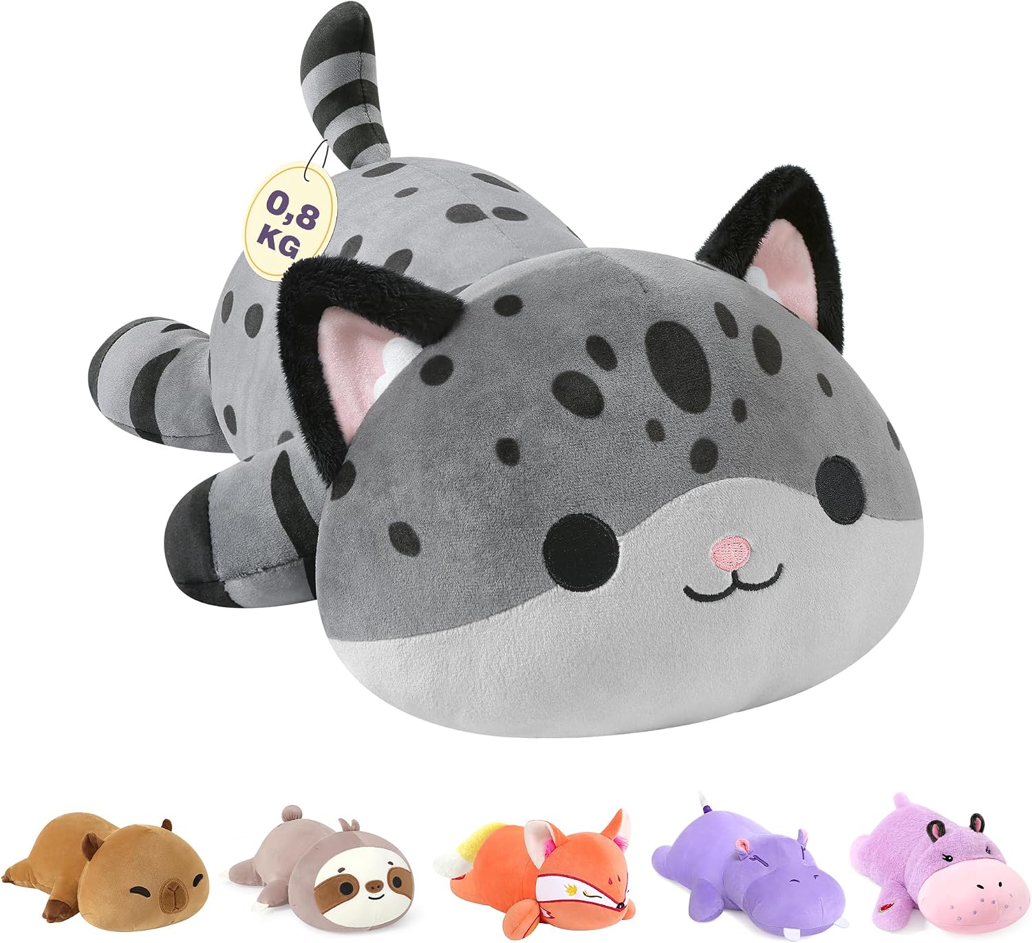 Detalle de Shownicer Gewichtskuscheltier Katze 35 cm