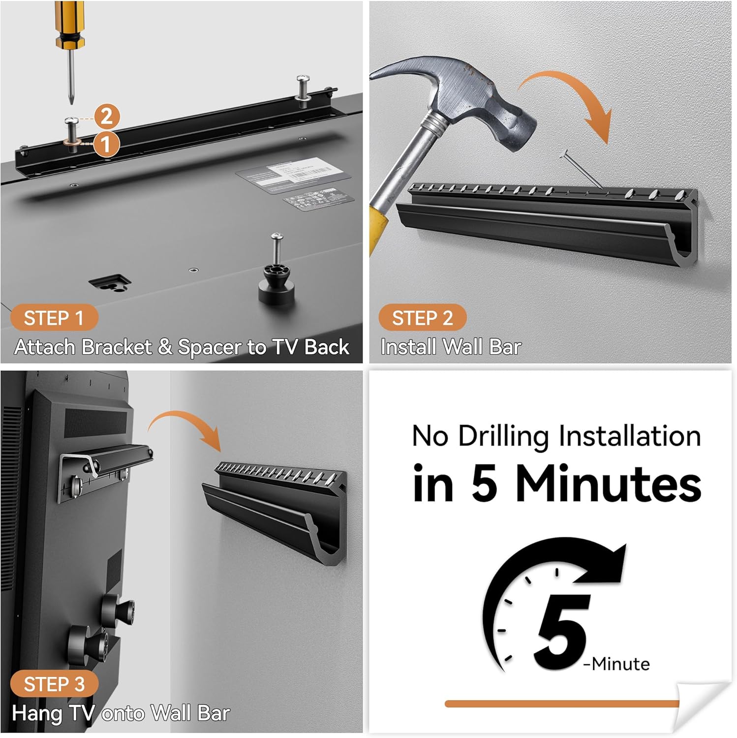 Thumbnail 4 de TV wall mount for plasterboard TVs