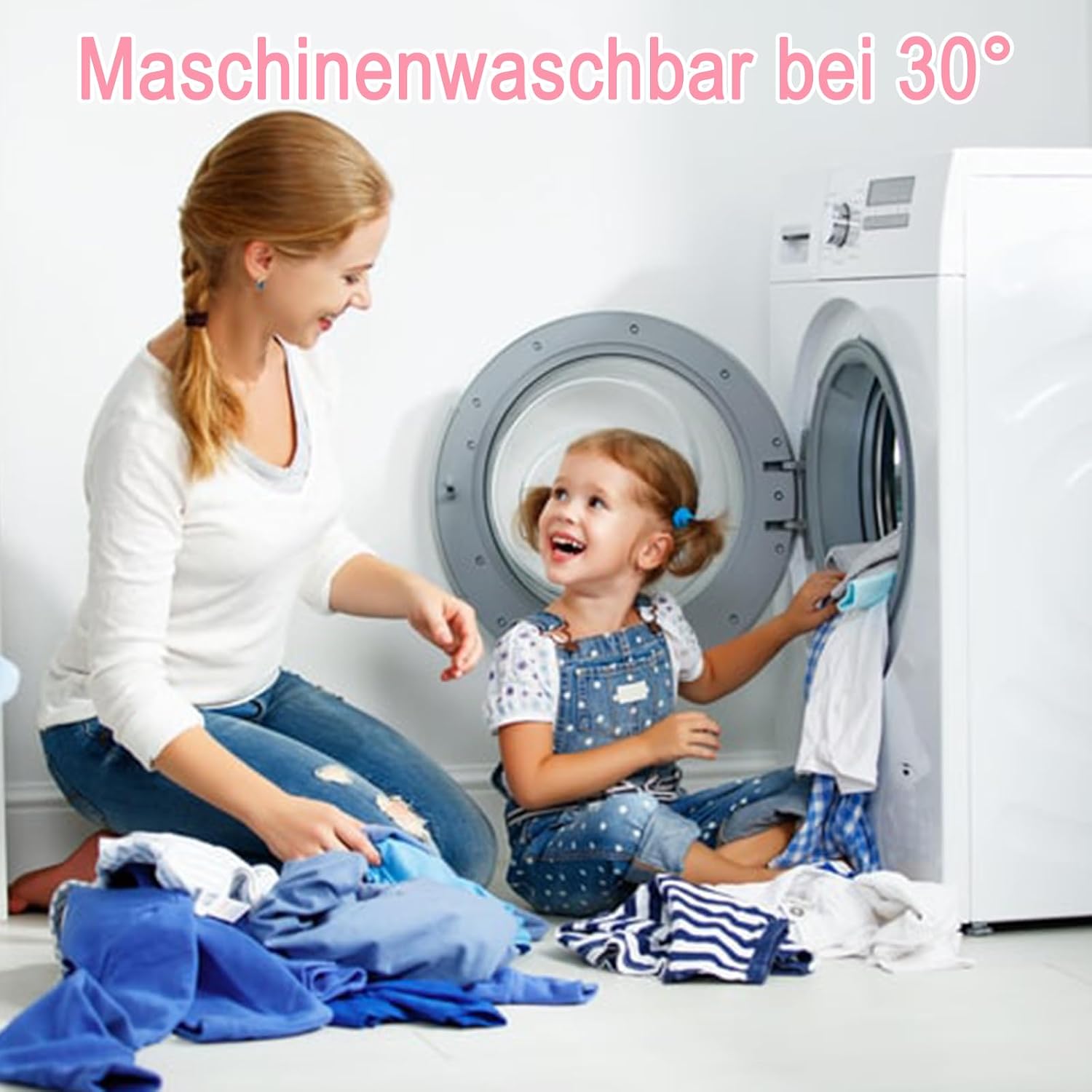 Detalle 2 de Zdada Hausbett Himmel Set (2 Stück) – Betthimmel für Hausbett Deko, 150 x 350 cm, Rosa