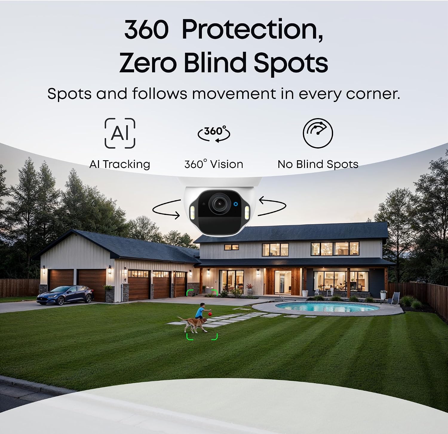 Detalle de eufy Security SoloCam E42: 4K Solar Security Camera with AI Facial Recognition