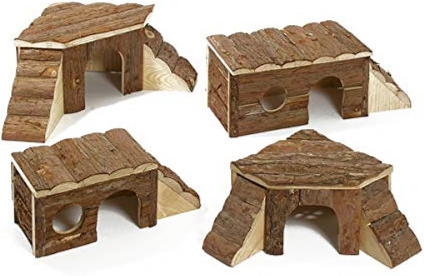 Thumbnail 1 de Karlie Wonderland Naturholzhaus mit Leiter für Nager (Skippy), ca. 54 cm Länge