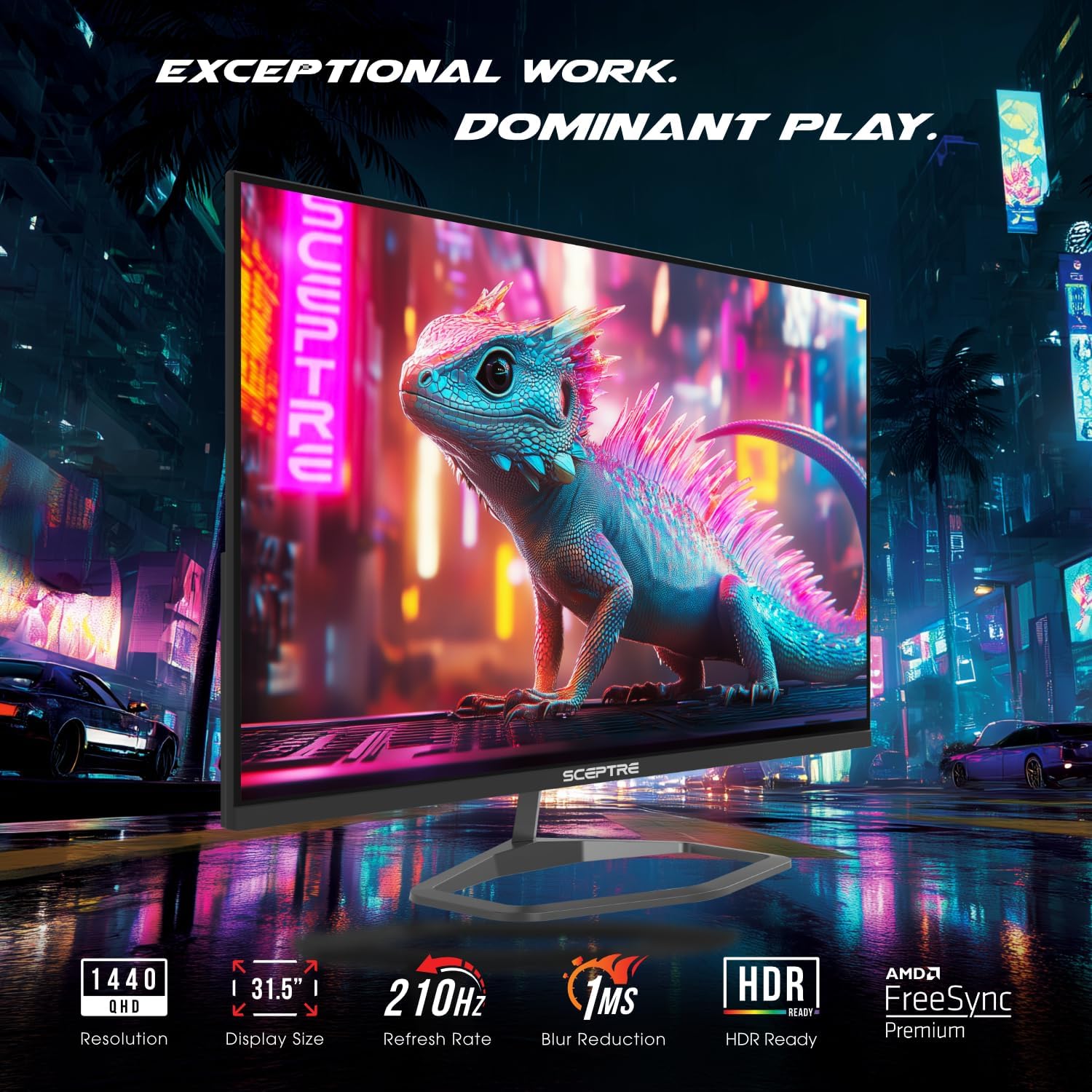 Detalle de Sceptre 32-inch gaming monitor