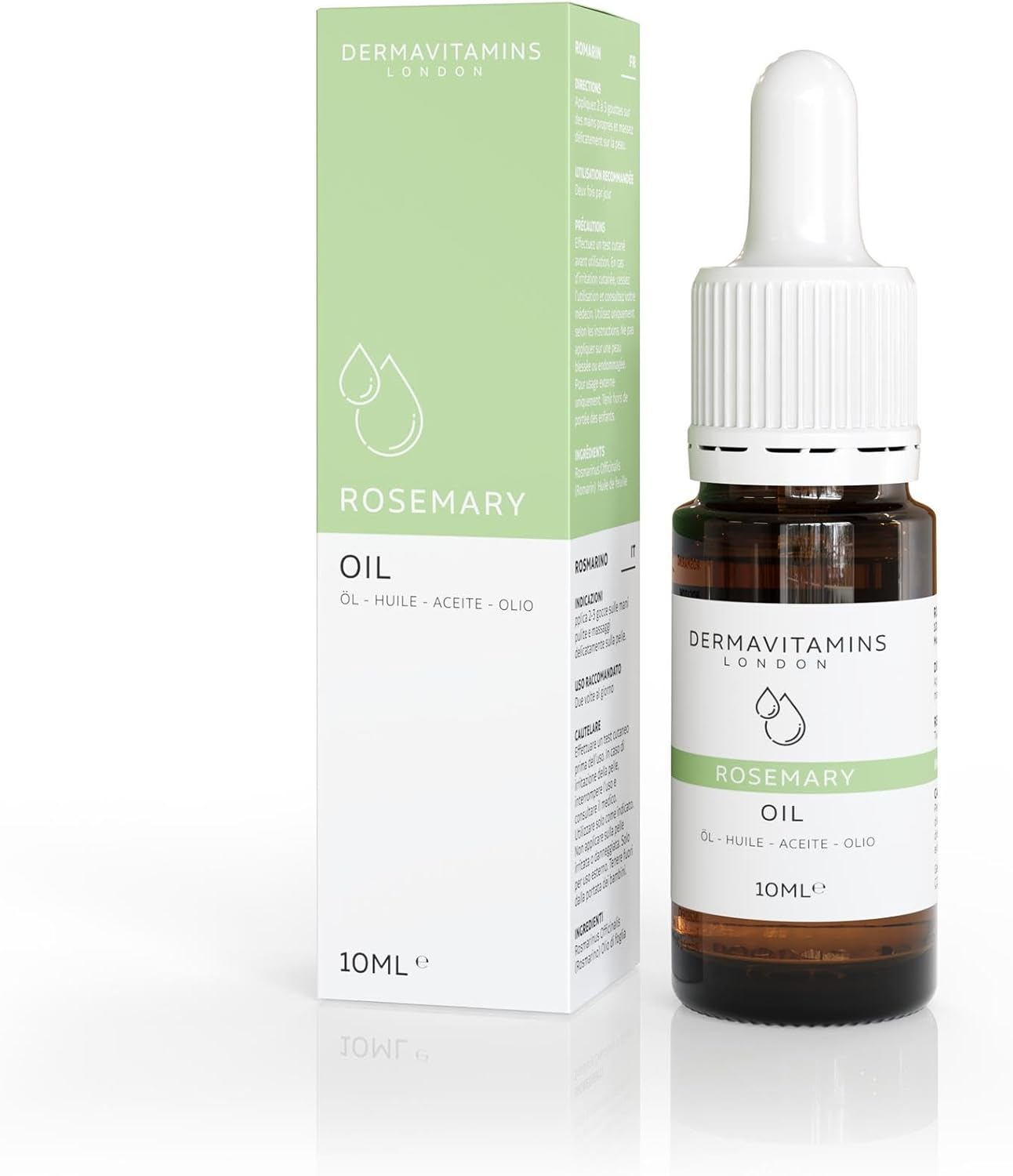 Thumbnail 6 de Huile de romarin 100 % pure pressée à froid Dermavitamins – 10 ml