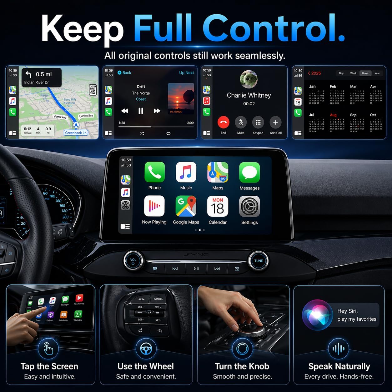 Thumbnail 6 de ZOUHOE CarPlay Wireless Adapter 1 Stück