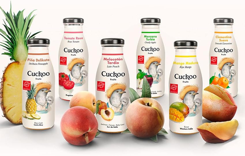 CUCKOO FRUITS Clementina Suave zumo 25 cl, 24 unidades 🍊