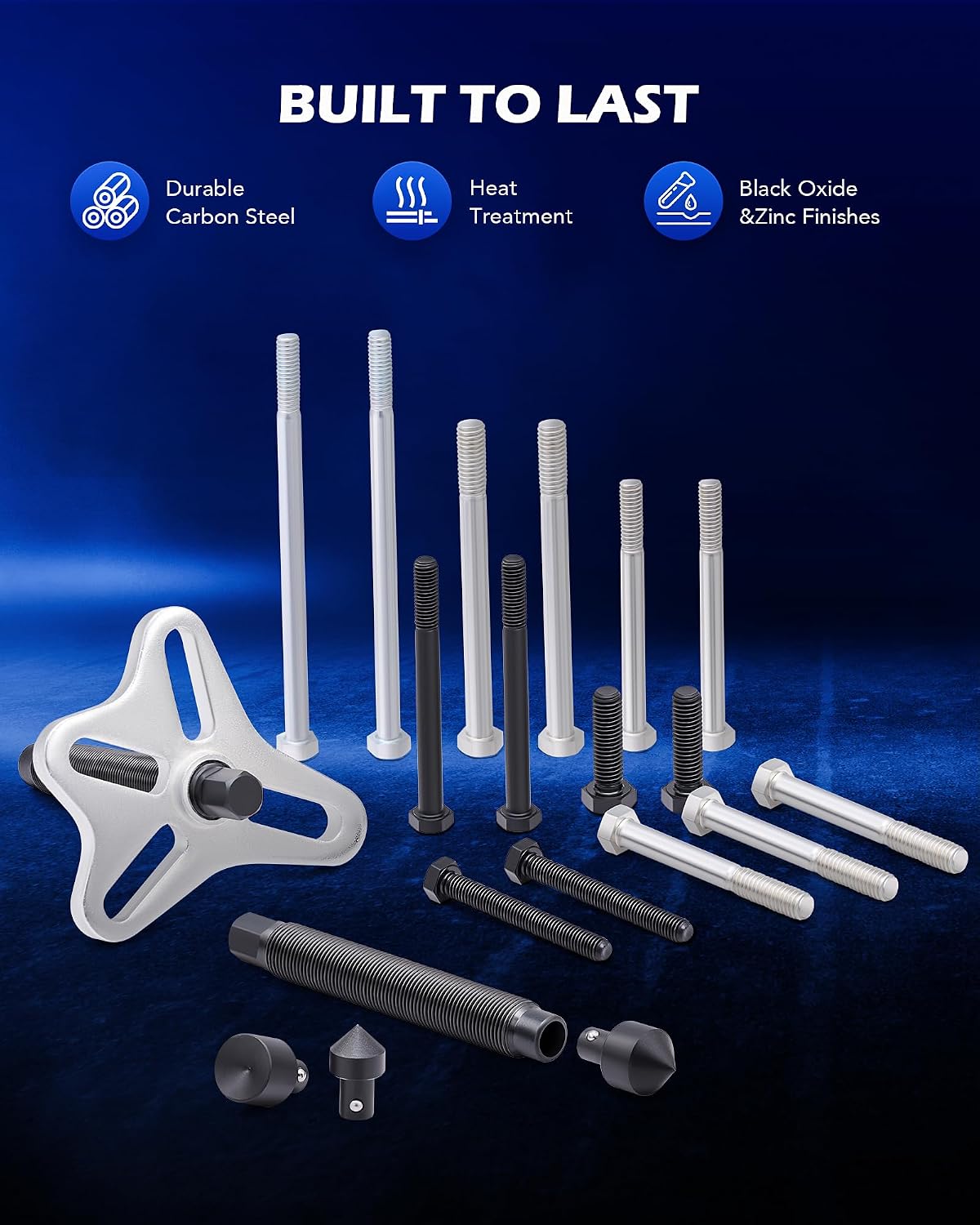 Thumbnail 5 de Orion Motor Tech Harmonic Balancer Puller Kit, 49-piece