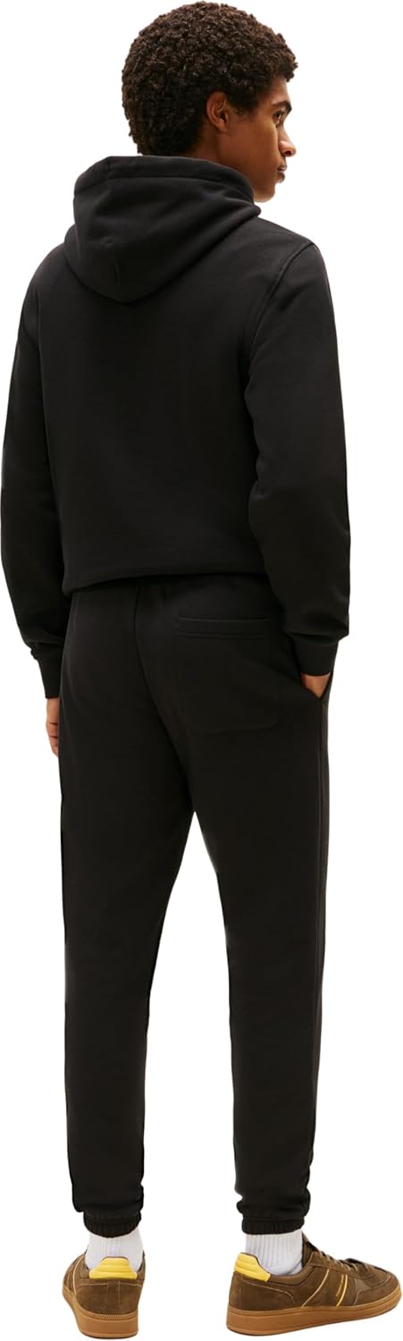 Detalle de Tommy Jeans men’s Flag slim fit jogging bottoms with drawstring