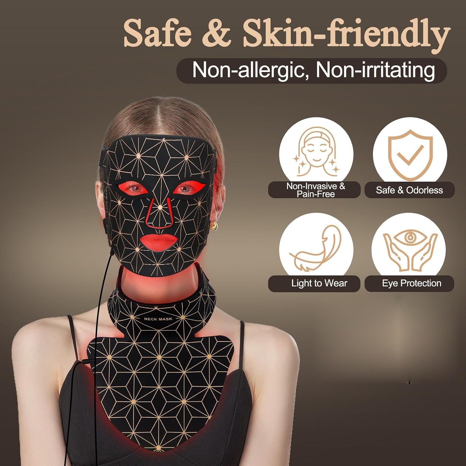 Thumbnail 5 de 850NM Red Light Therapy Mask 3000 mAh LED Skincare