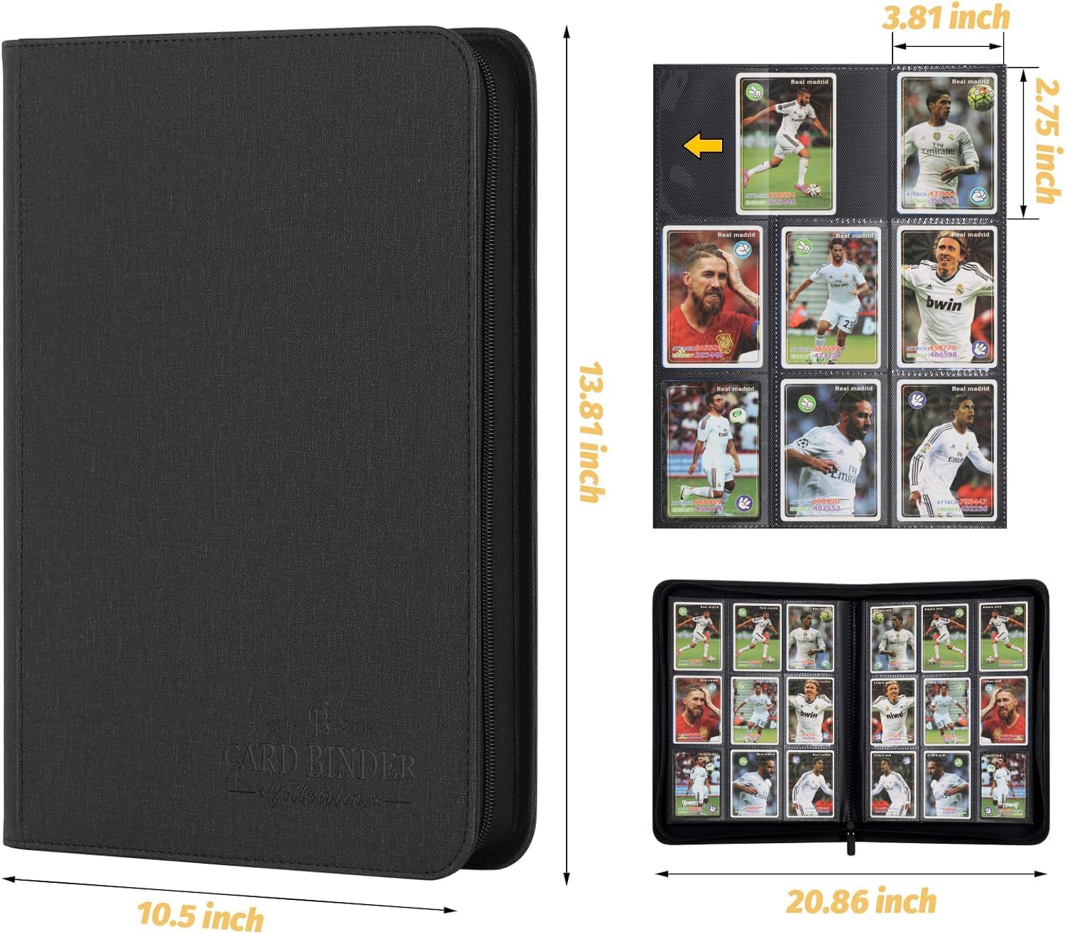 Detalle 2 de Foalgo 9 Pocket Card Binder 540