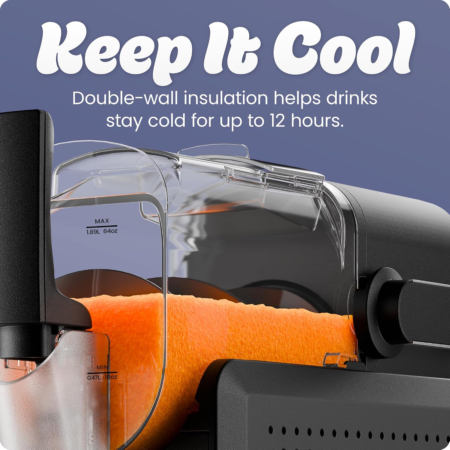 Detalle 2 de Iceman Slush-Ease MAX RJ62-20A-BLK-AM Slushie Machine, 5 Presets, 90 oz