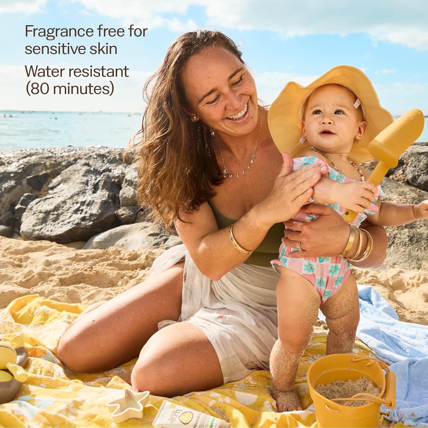 Thumbnail 1 de Baby Bum SPF 50 Mineral Sunscreen Lotion (UVA/UVB) – Fragrance Free, Face & Body Protection for Sensitive Skin – Travel Size 3 oz