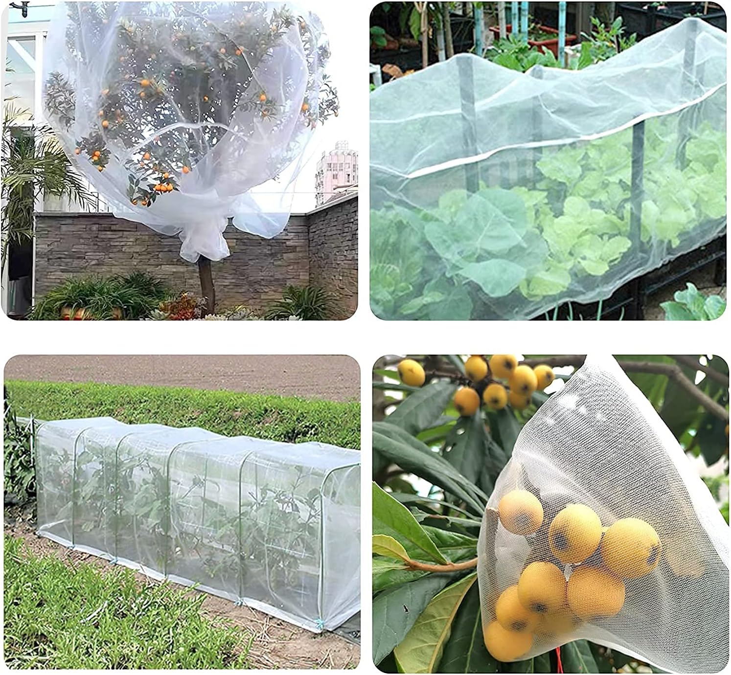Thumbnail 2 de OAHAO fine mesh insect netting for garden beds, row covers and greenhouse protection (3 x 6m)