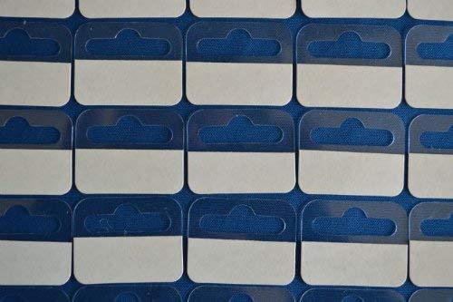 Thumbnail 1 de Palo 1000 Sticky Euro Hook Slot Hang Retail Tabs 41mm x 32mm with Strong Adhesive