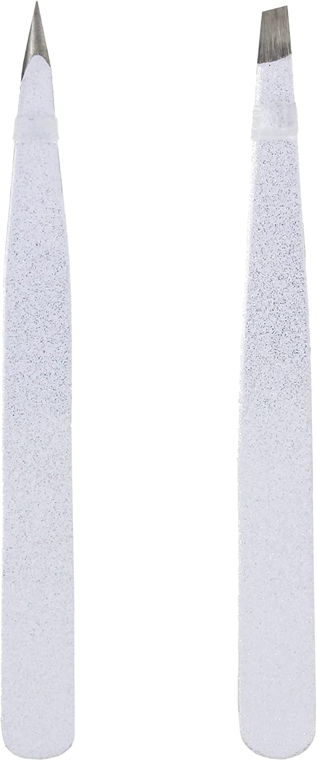 Thumbnail 1 de Amazon Basics Precision Eyebrow Tweezers (Stainless Steel), 2-Pack