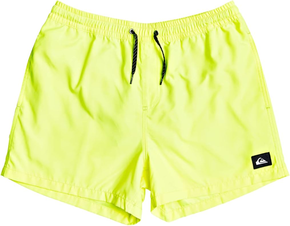 Detalle de Quiksilver EQYJV03531 Boys’ Everyday Volley 15 Swim Shorts, Yellow, XL EU