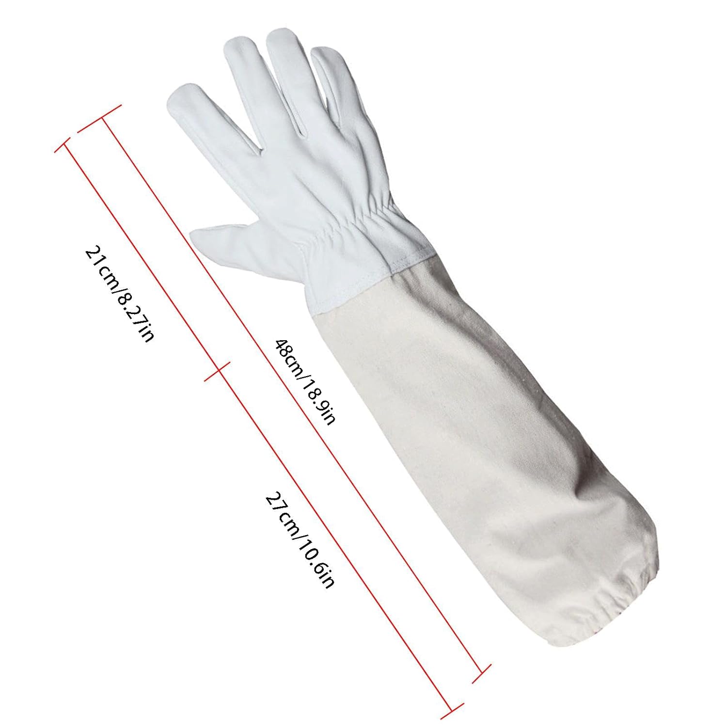 Thumbnail 5 de Helweet Beekeeping Gloves – Protective sting-proof gloves in white