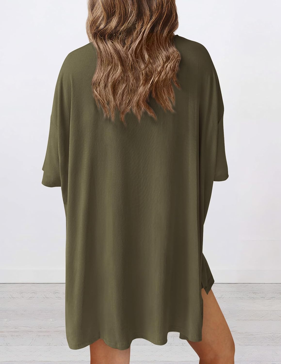 Detalle de Prettygarden Two-Piece Women's Summer Set: Relaxed Tee + Bike Shorts