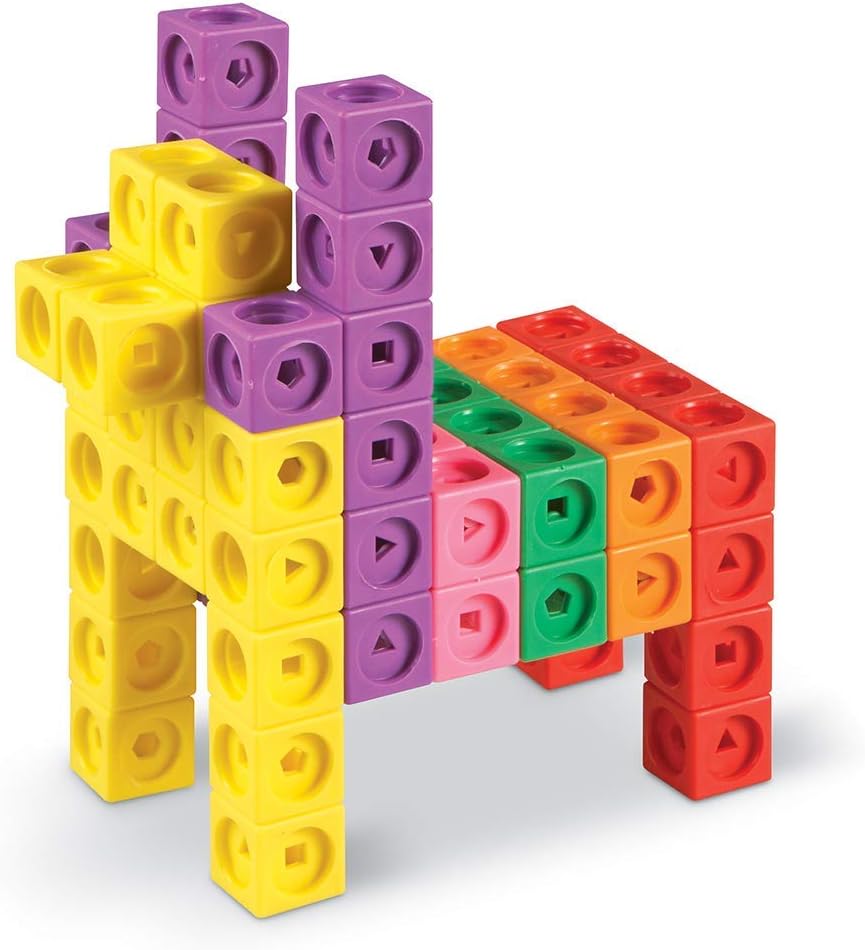 Detalle 2 de Learning Resources MathLink Cubes 200 pezzi