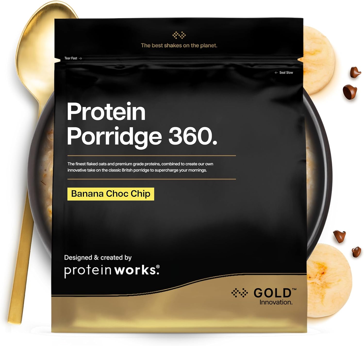 Thumbnail 6 de Protein Works Protein Porridge 360 – GOLD Innovation (1 kg, Milchschokolade, 13 Portionen)