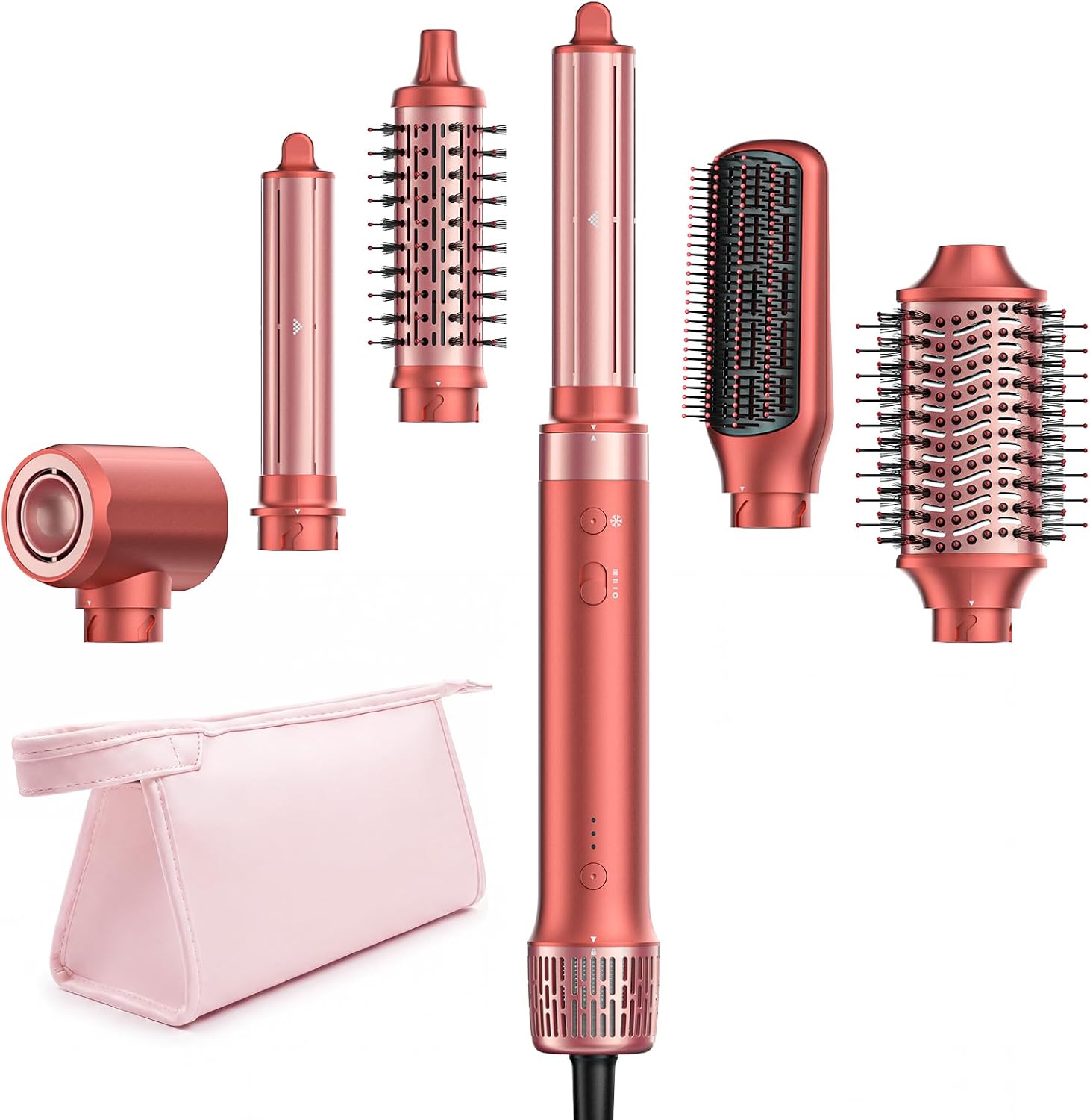 Detalle de HITTIONA F2 Airstyler 6 w 1, suszarka jonowa 1500 W i automatyczna lokówka