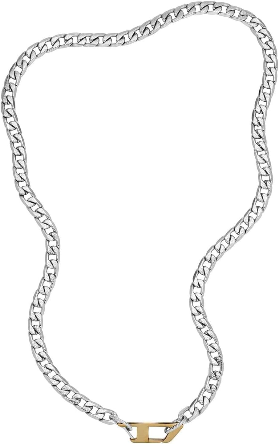 Thumbnail 5 de Diesel Collana da uomo in acciaio inossidabile con chiusura a moschettone – lunghezza 65 cm (+5 cm)