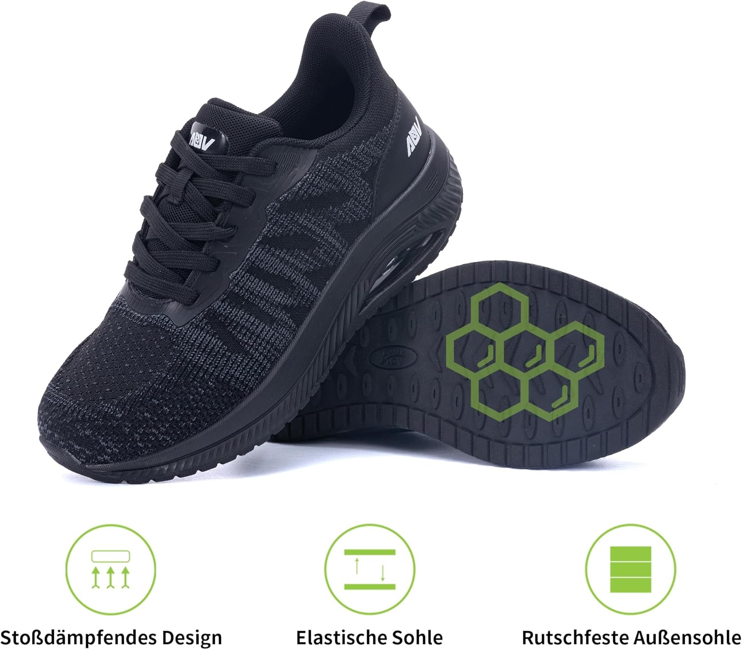Thumbnail 3 de Quseek orthopädische Damenschuhe mit Arch-Support – Walkingschuhe gegen Plantarfasziitis und Plattfüße (EU35.5–42.5)