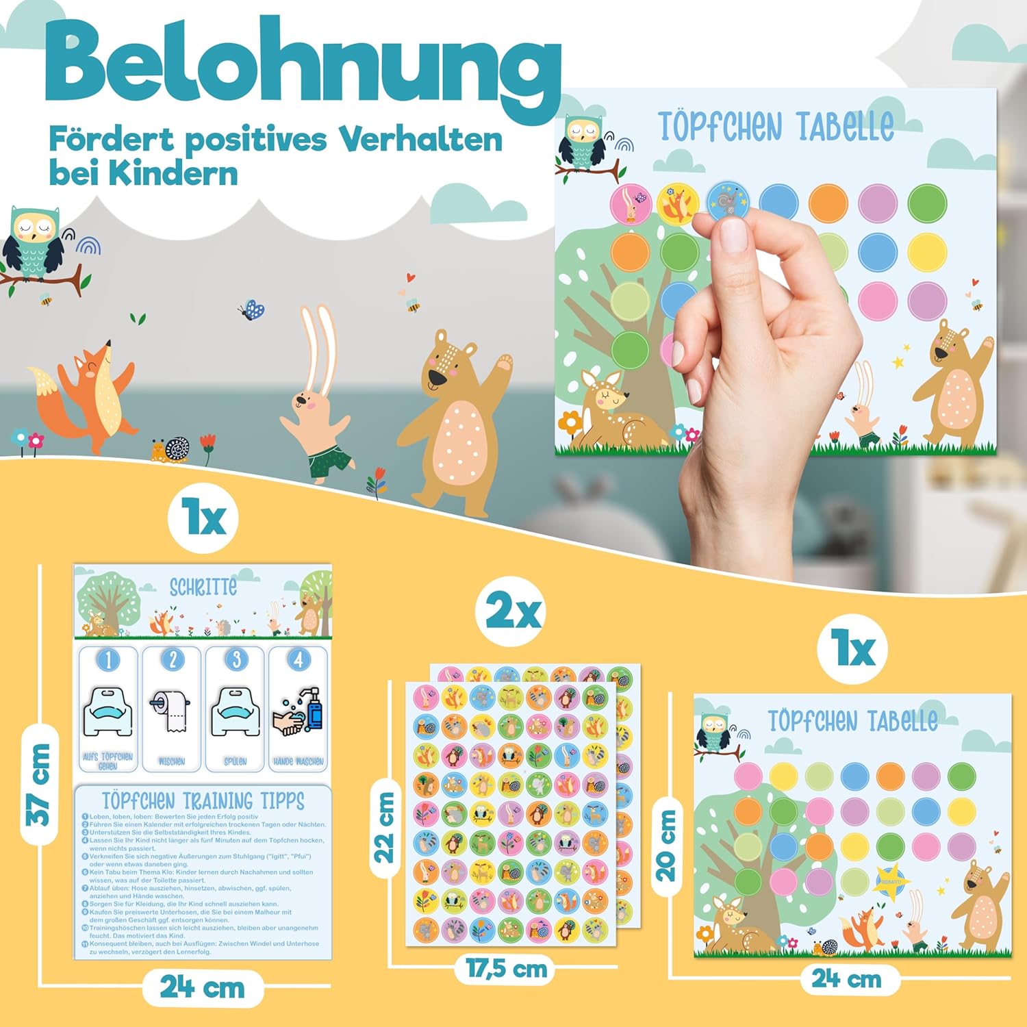 Thumbnail 6 de KIDIZ Toilettensitz Kinder 3‑in‑1 Töpfchentrainer