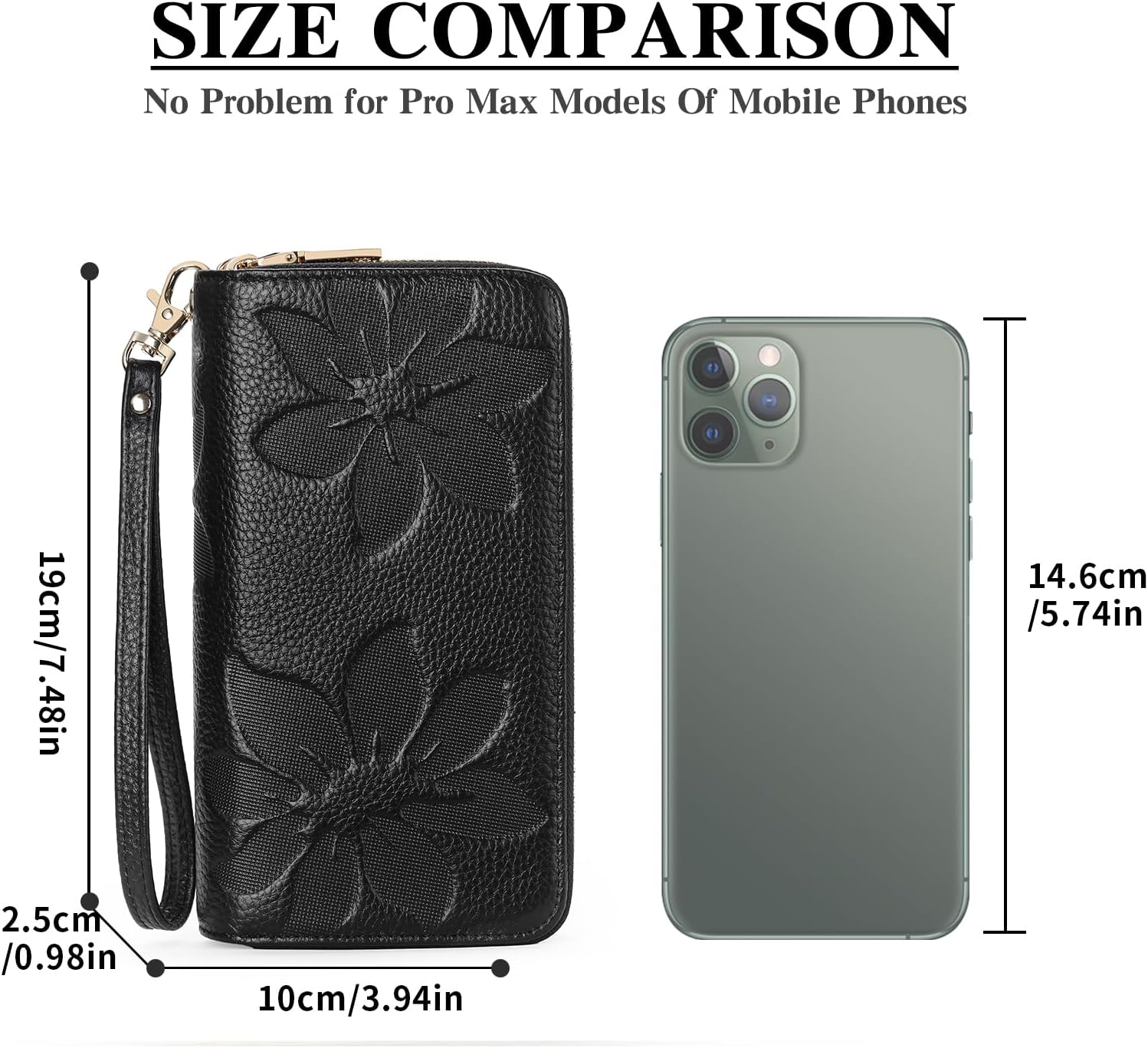 Thumbnail 5 de GOIACII Women's Wallet Large Capacity 7.87in