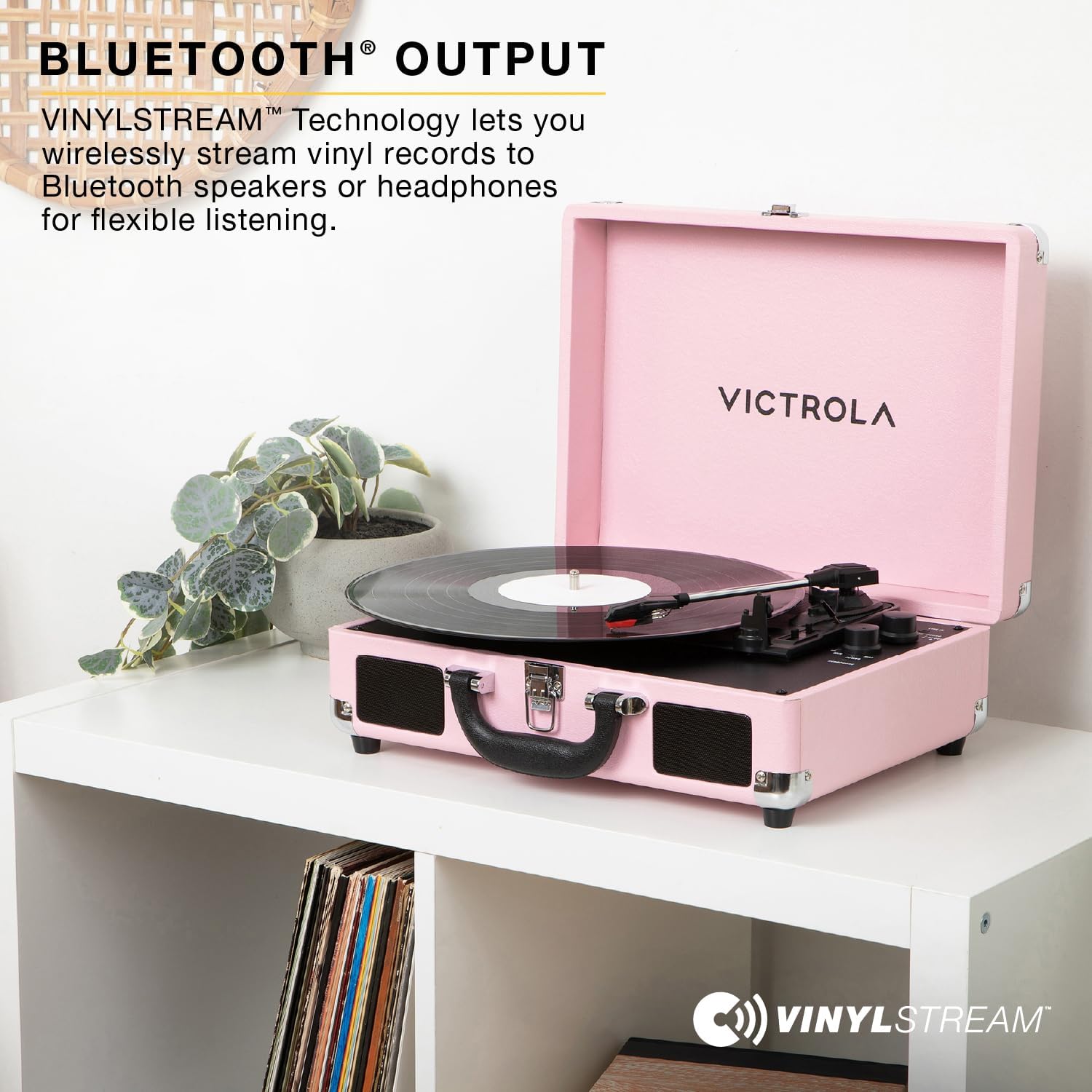 Thumbnail 3 de Victrola Journey II Bluetooth Suitcase Record Player in Turquoise