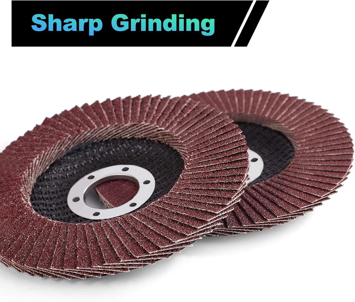 Detalle de MIDO Professional Abrasive Flap Discs 115mm 12 pcs 80 Grit for Angle Grinder