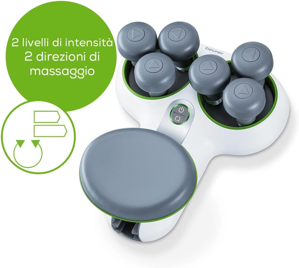 Detalle de Beurer FM 200 Achillomed Massaggiatore per Tendine d’Achille – 6 testine rotanti, 2 velocità e 2 direzioni