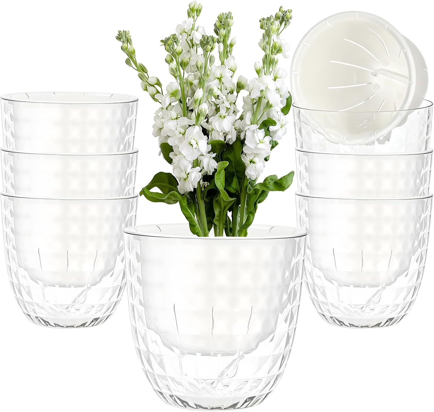 Detalle de Yimomoyi Self-Watering Plant Pots, 11 cm