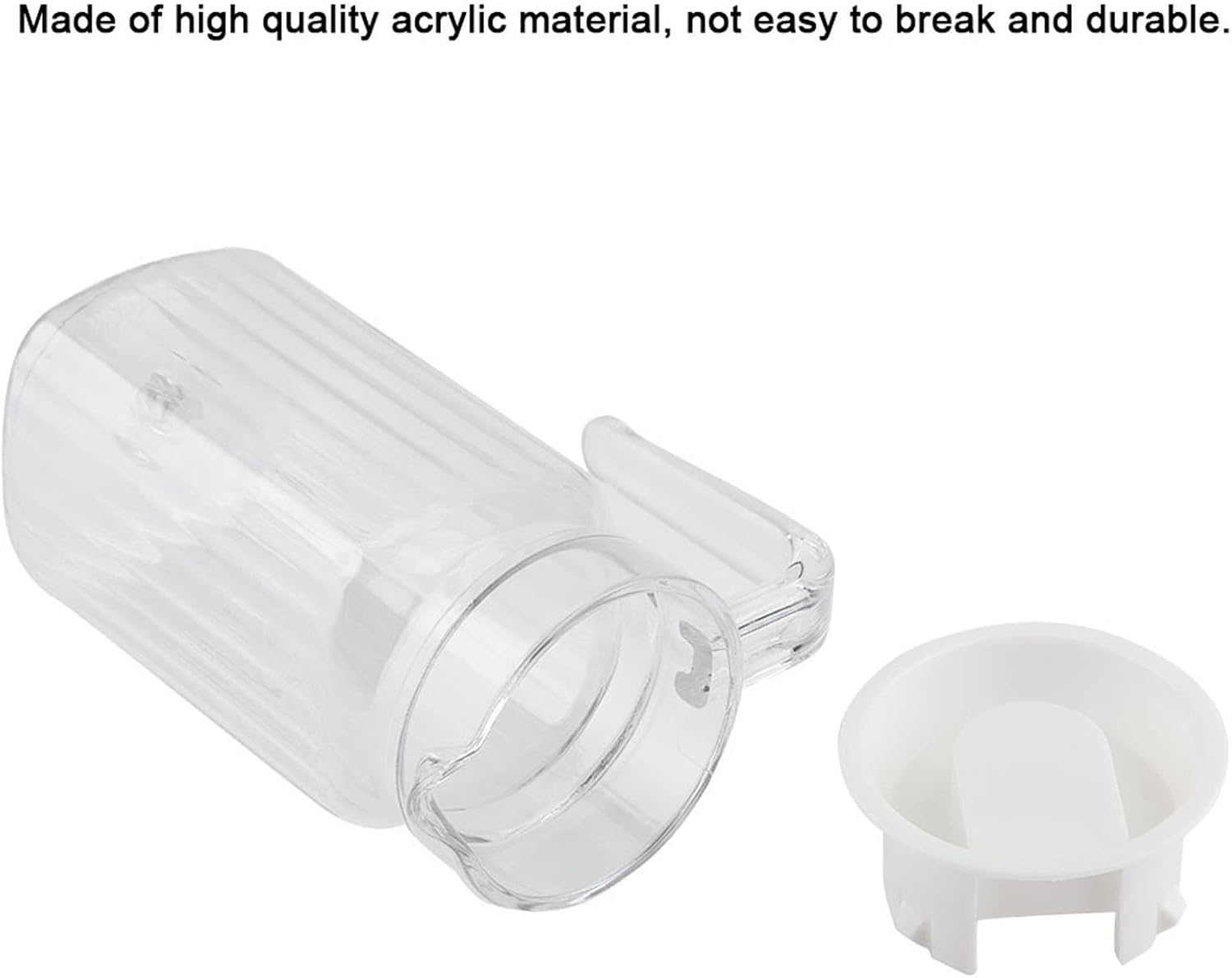 Detalle 2 de Akozon Akozonne6r018gs4-01 500ml Acrylic Jug with Lid and Pouring Spout
