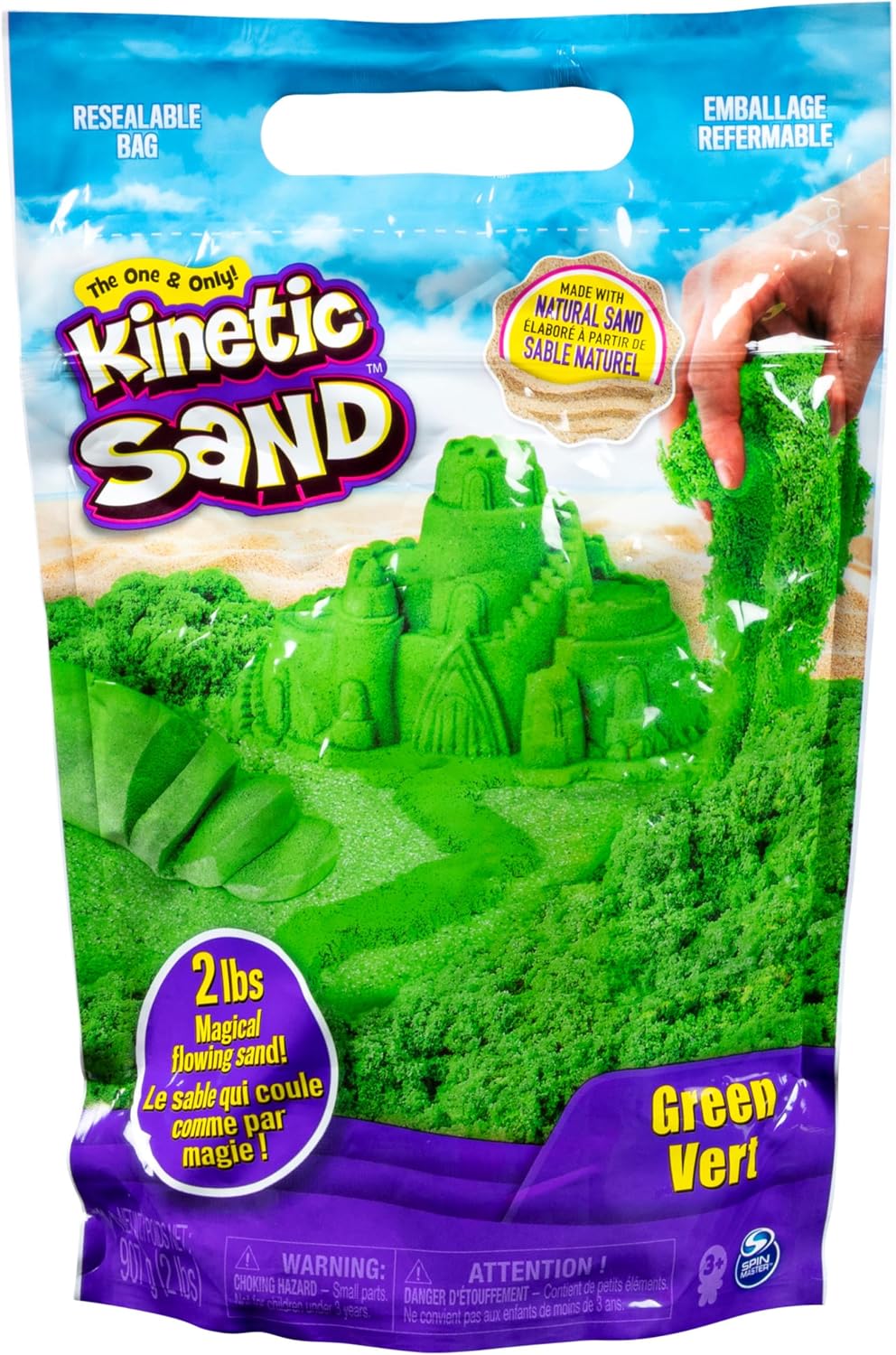 Detalle 1 de Kinetic Sand 0.9 kg kinetic sand play