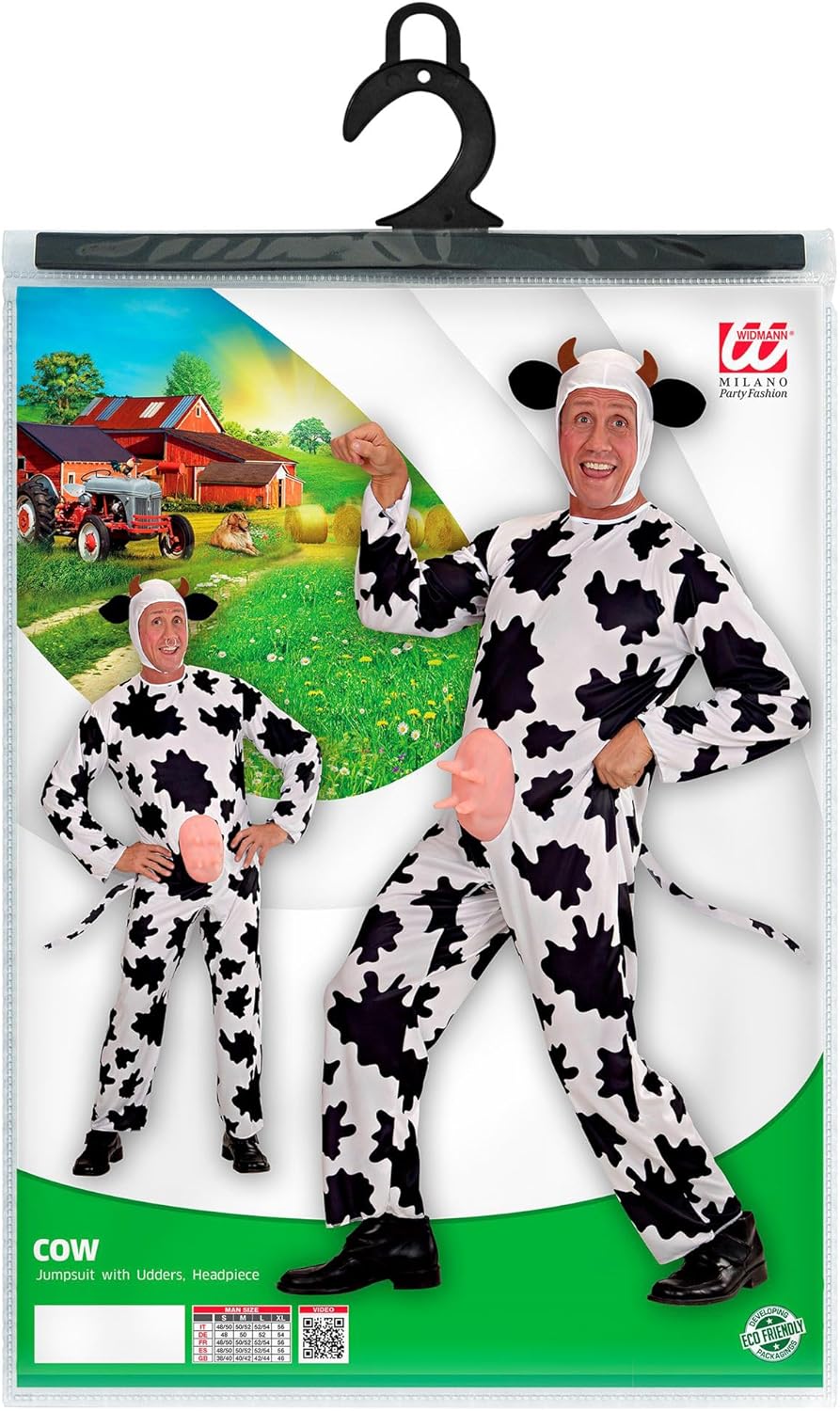 Thumbnail 3 de W WIDMANN MILANO Party Fashion Kostüm Gaia die Kuh – Overall mit Eutern, Tierkostüm für Karneval (S)
