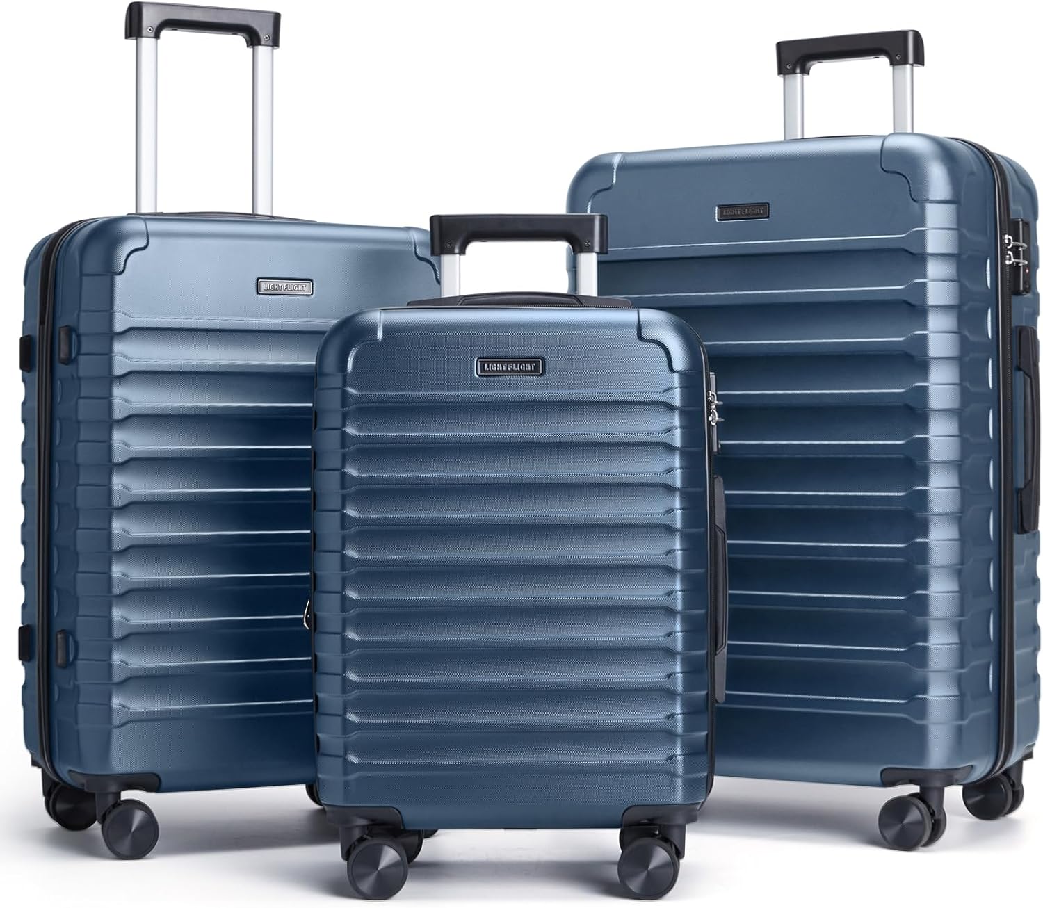Detalle de LIGHT FLIGHT 3-Piece Expandable Luggage Set, Royal Blue
